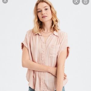 AE Short sleeve button down shirt